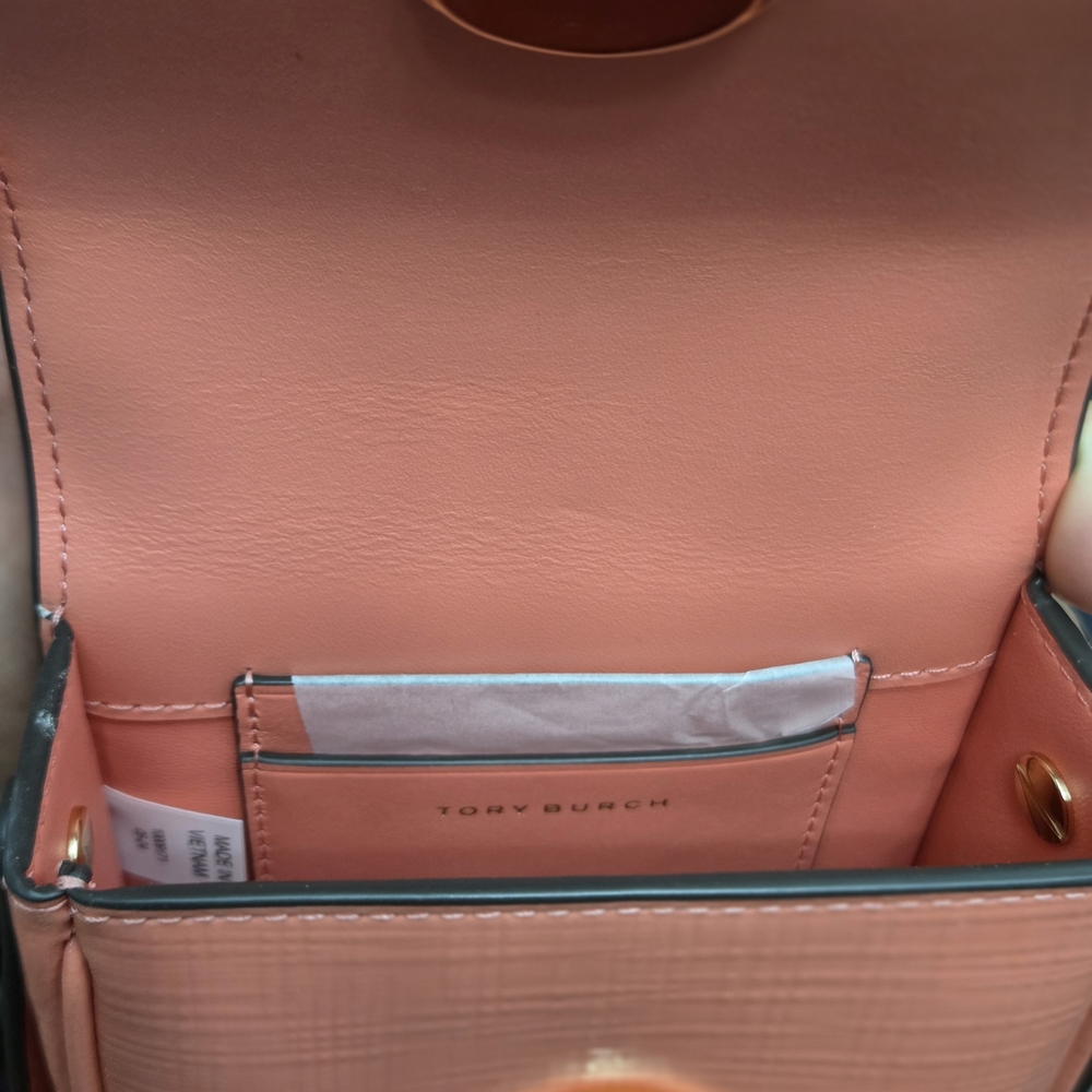 Tory Burch Robinson Crosshatched Phone Crossbody - Picture 2 of 2